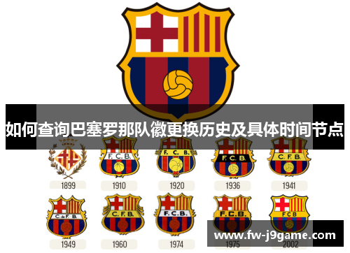 如何查询巴塞罗那队徽更换历史及具体时间节点